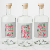 Étiquettes Pour Bouteilles De Liqueur Noël saison de design de choix (Bouteilles)