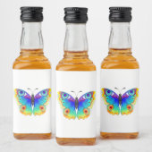 Étiquettes Pour Bouteilles De Liqueur Oeil de paon arc-en-ciel (Bouteilles)