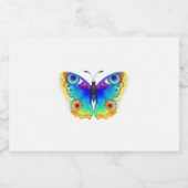 Étiquettes Pour Bouteilles De Liqueur Oeil de paon arc-en-ciel (Étiquettes simples)