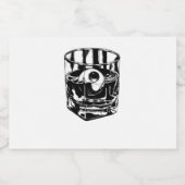 Étiquettes Pour Bouteilles De Liqueur Oeil de Whiskey (Étiquettes simples)