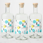 Étiquettes Pour Bouteilles De Liqueur Ours polaire (Bouteilles)