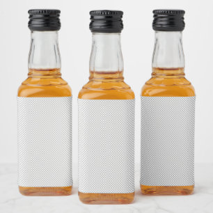 Étiquettes Pour Bouteilles De Liqueur Panneau de fond gris moderne à pois pour événement