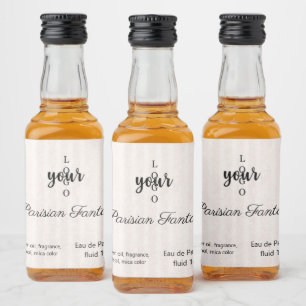 Étiquettes Pour Bouteilles De Liqueur Parchemin vintage logo Parfum
