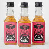 Étiquettes Pour Bouteilles De Liqueur Pêche saumon Canada (Bouteilles)