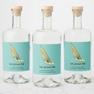 Étiquettes Pour Bouteilles De Liqueur Planche à voile