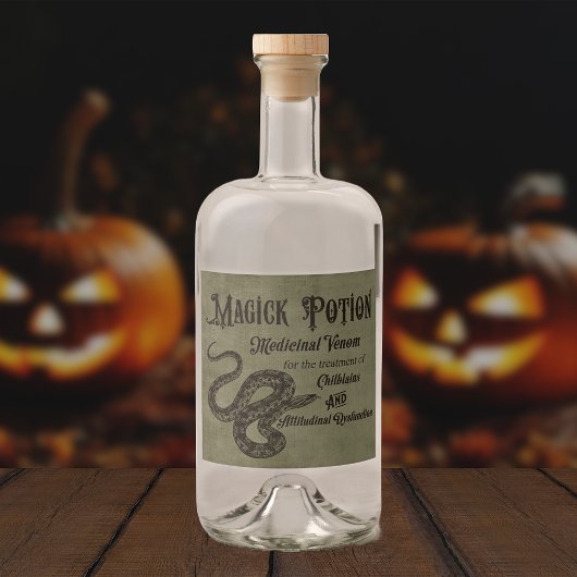 Étiquettes Pour Bouteilles De Liqueur Potion Magick