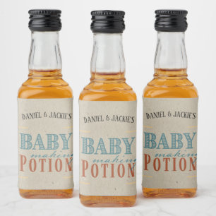 Étiquettes Pour Bouteilles De Liqueur Potion Vintage pour la création de bébés