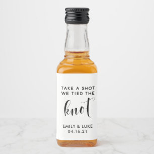Étiquettes Pour Bouteilles De Liqueur Prenez une balle nous avons lié la faveur de maria