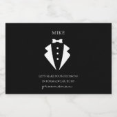 Étiquettes Pour Bouteilles De Liqueur Proposition Groomsman (Étiquettes simples)