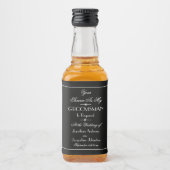Étiquettes Pour Bouteilles De Liqueur Proposition mariage Serez-Vous Mon Groomsman Mini (Devant)