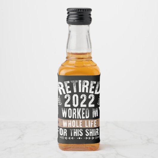 Étiquettes Pour Bouteilles De Liqueur Retired 2022 (Devant)