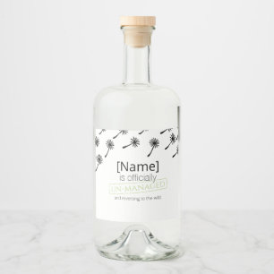 Étiquettes Pour Bouteilles De Liqueur Retraite non gérée officiellement hors de chez soi