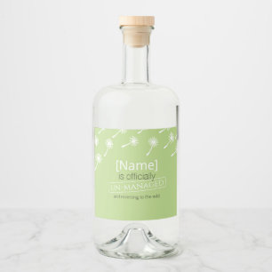 Étiquettes Pour Bouteilles De Liqueur Retraite non gérée officiellement hors de la maiso