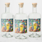 Étiquettes Pour Bouteilles De Liqueur Rótulos Para Comidas e Bebidas (Bouteilles)