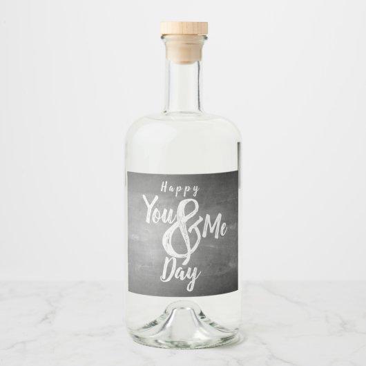 Étiquettes Pour Bouteilles De Liqueur Salutations anniversaire en mode tableau de bord (Devant)