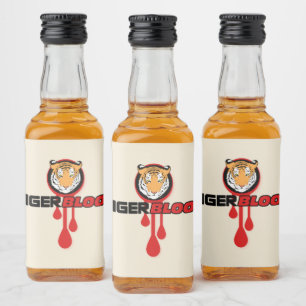 Étiquettes Pour Bouteilles De Liqueur Sang de tigre