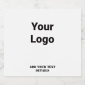 ÉTIQUETTES POUR BOUTEILLES DE LIQUEUR SIMPLE MODERNE MODERNE MONOGRAM ÉLÉGANT CHIC STYLE (Étiquettes simples)