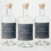 Étiquettes Pour Bouteilles De Liqueur Starry Night Romance Mariage (Bouteilles)