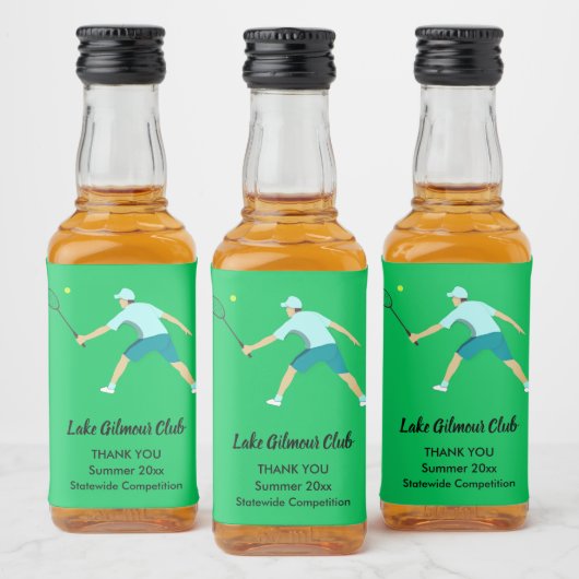 Étiquettes Pour Bouteilles De Liqueur Tennis (Bouteilles)