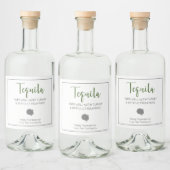 Étiquettes Pour Bouteilles De Liqueur Tequila Paire bien avec la dinde parents difficile (Bouteilles)