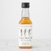 Étiquettes Pour Bouteilles De Liqueur Till Death Do Us Party Bachelorette Week-end (Devant)