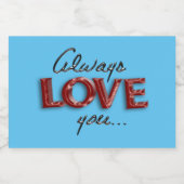 Étiquettes Pour Bouteilles De Liqueur Toujours vous aimez (Étiquettes simples)