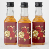 Étiquettes Pour Bouteilles De Liqueur Trois Roses de bijoux (Bouteilles)