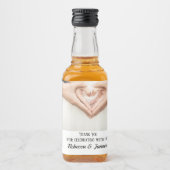 Étiquettes Pour Bouteilles De Liqueur Un mariage Merci personnalisé (Devant)