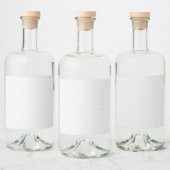 Étiquettes Pour Bouteilles De Liqueur Une surface entièrement blanche et sans fonctionna (Bouteilles)