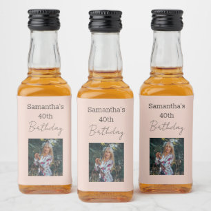 Étiquettes Pour Bouteilles De Liqueur Vin de la perfection 40e anniversaire