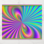 Étiquettes Pour Bouteilles De Liqueur Vortex (Étiquettes simples)