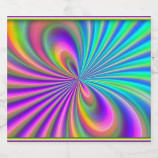 Étiquettes Pour Bouteilles De Liqueur Vortex (Étiquettes simples)