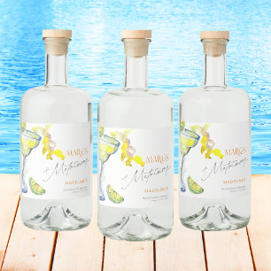 Étiquettes Pour Bouteilles De Liqueur Week-end de célibataire Moderne Margs & Matrimony