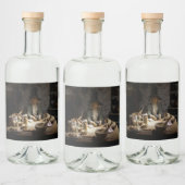 Étiquettes Pour Bouteilles De Liqueur White Witch's Kitchen Museum, Witchcraft & MAGICK (Bouteilles)