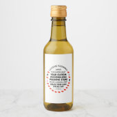 Étiquettes Pour Bouteilles De Vin 10 x Mariage personnalisé MINI ÉTIQUETTES VIN (Devant)