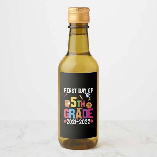 Étiquettes Pour Bouteilles De Vin 5e Grade (Devant)