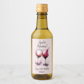 Étiquettes Pour Bouteilles De Vin Anniversaire du vin personnalisable (Devant)