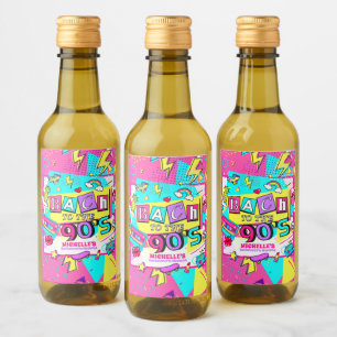 Étiquettes Pour Bouteilles De Vin Bach au Mini des années 90