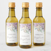 Étiquettes Pour Bouteilles De Vin Baptême de l'Hortensia Rougeoyant (Bouteilles)