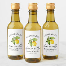 Calligraphie de Limoncello maison Aquarelle Citron