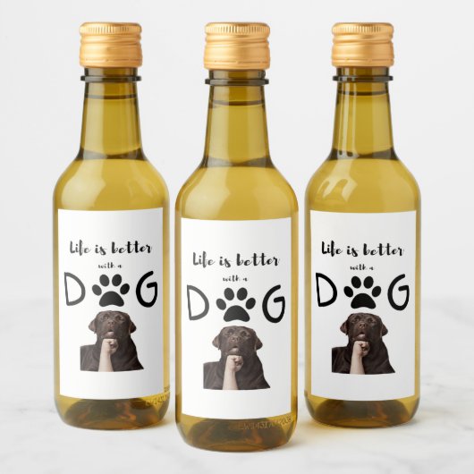 Étiquettes Pour Bouteilles De Vin Chien (Bouteilles)