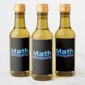Étiquettes Pour Bouteilles De Vin Chuchoteur de Maths (Bouteilles)