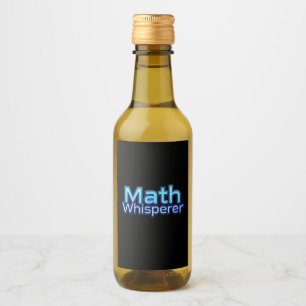 Étiquettes Pour Bouteilles De Vin Chuchoteur de Maths
