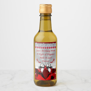 Étiquettes Pour Bouteilles De Vin Commande spéciale, Mini Étiquettes de boissons pou