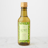 Étiquettes Pour Bouteilles De Vin Custom Kiwi Essential Oil Label (Devant)