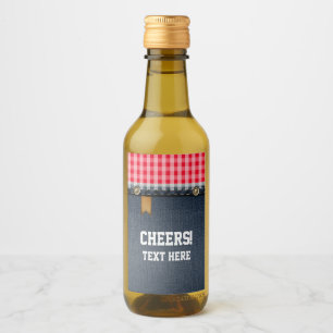 Étiquettes Pour Bouteilles De Vin denim, jean bleu, cowboy, ouest