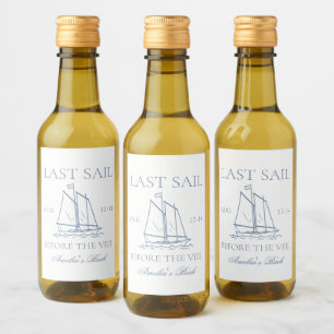Étiquettes Pour Bouteilles De Vin Dernière Voile Avant Le Week-End De Bachelorette V