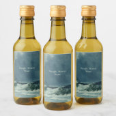Étiquettes Pour Bouteilles De Vin Eaux Brutes Nautiques (Bouteilles)