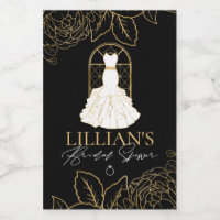 Elégante Fête des mariées de robe de mariée en or