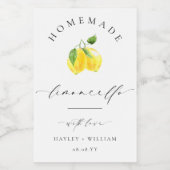 Étiquettes Pour Bouteilles De Vin Ellesmere Limoncello Favoriser (Étiquettes simples)